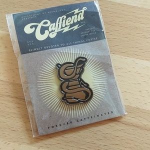 Chemex pour over coffee enamel pin